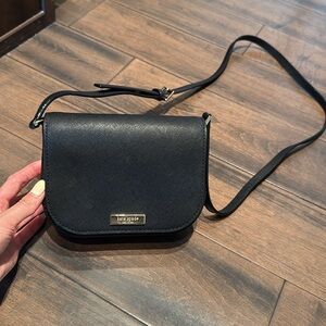 Kate Spade Black Saffiano Leather Crossbody Bag